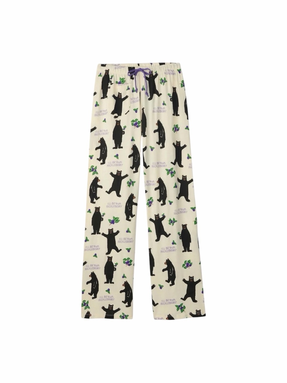 NWT Little Blue House Hucklebeary Sleep Pants Bear Design Sz XS